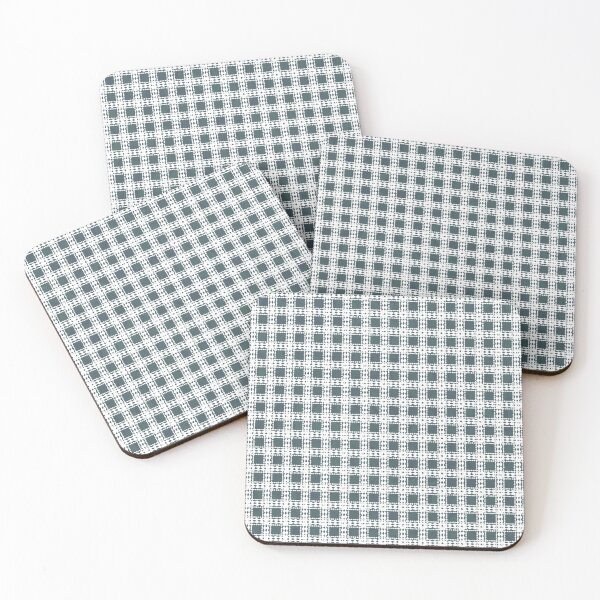 Item preview, Aesthetic Vintage Dot-Checkered Lattice Weave Geometric Grid Pattern designed and sold by PVTCreations.
