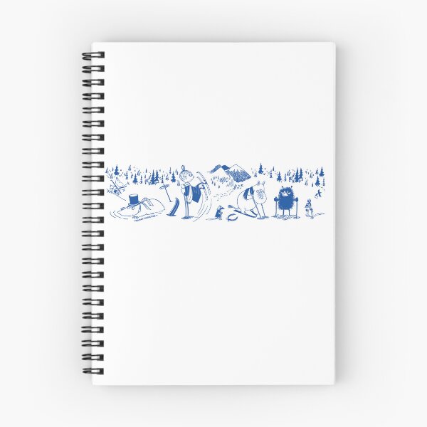 Item preview, Blue Mymble Moomintroll Stinky Skiing Winter Sports Games designed and sold by MoominStore.