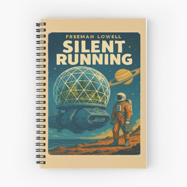 Item preview, Silent Running Retro Book Cover designed and sold by ocusido.