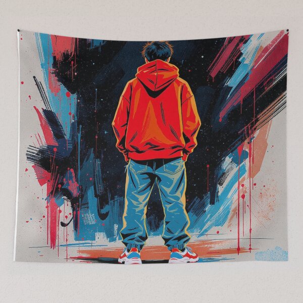Item preview, Oversized Hoodie Aesthetic Art designed and sold by HappySproutArt.