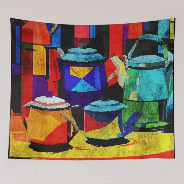 Item preview, Abstract teapots designed and sold by kinpirks.