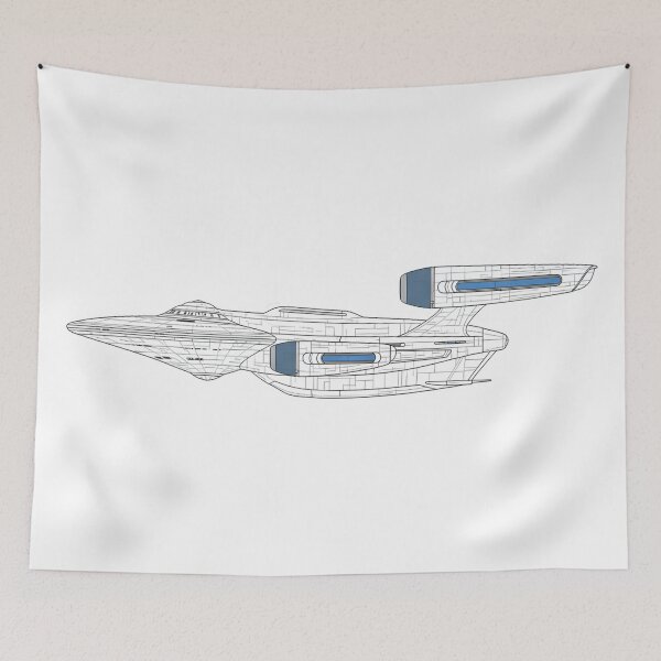 Item preview, Starship Dauntless Refit Drawing designed and sold by DauntlessMerch.