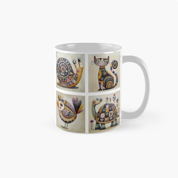 Item preview, 2x2 Whimsical Animal Quartet designed and sold by nikoart001.
