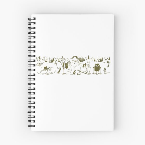Item preview,  Olive Mymble Moomintroll Stinky Skiing Winter Sports Games designed and sold by MoominStore.