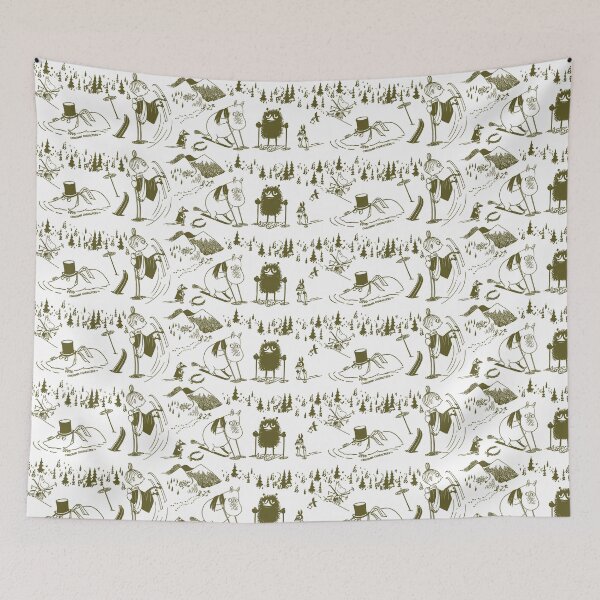 Item preview,  Olive Mymble Moomintroll Stinky Skiing Winter Sports Games designed and sold by MoominStore.