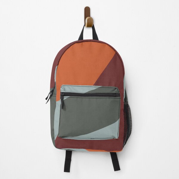 Item preview, Geometric Retro Design in Orange Olive Green designed and sold by Petra Lang.