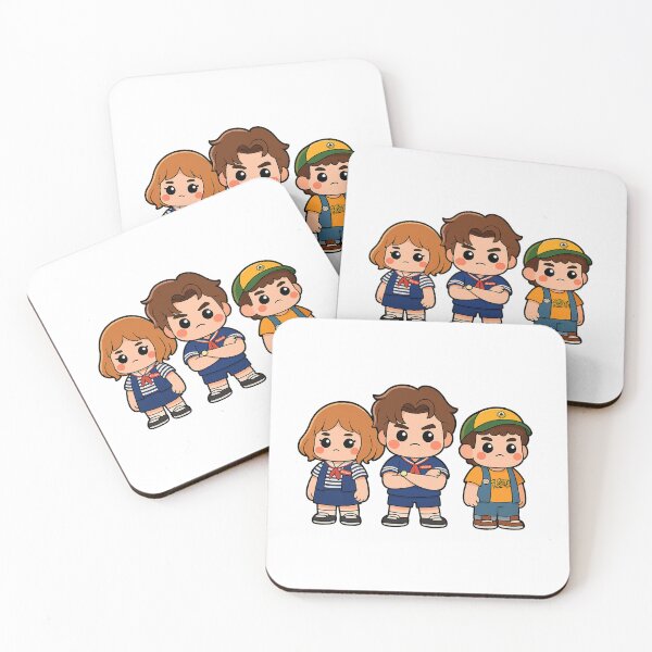 Item preview, Stranger Things Netflix Kawaii Steve, Dustin, Robin  designed and sold by AntonioJ8.