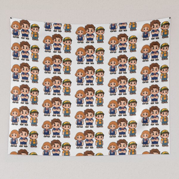 Item preview, Stranger Things Netflix Kawaii Steve, Dustin, Robin  designed and sold by AntonioJ8.