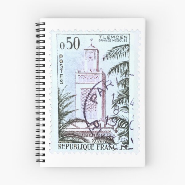 Artikelvorschau, Vintage französische Tlemcen Grande Moschee Briefmarke entworfen und verkauft von red-amber65.