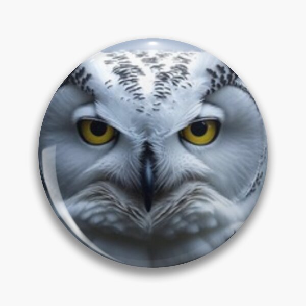 Item preview, Snowy Owl — Majestic Close-Up intense view designed and sold by Afridi Art House.