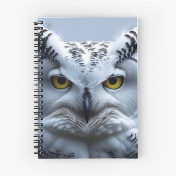 Item preview, Snowy Owl — Majestic Close-Up intense view designed and sold by Afridi Art House.