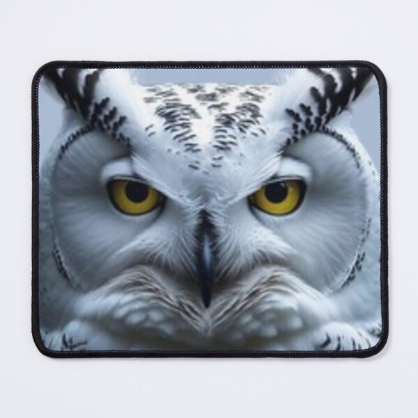 Item preview, Snowy Owl — Majestic Close-Up intense view designed and sold by Afridi Art House.
