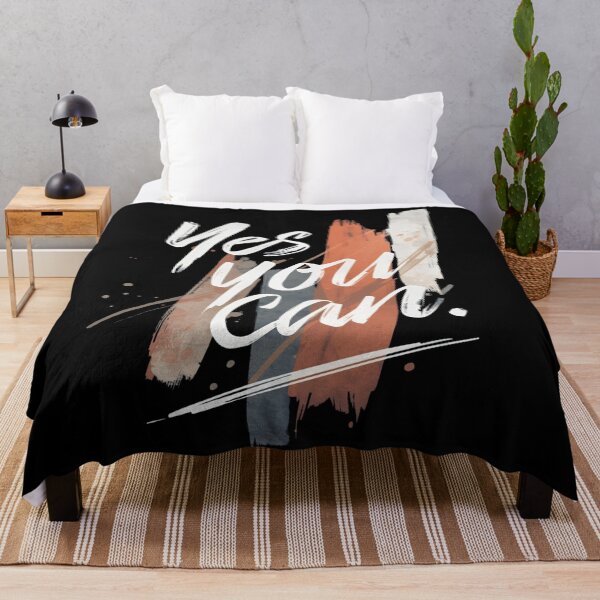 Item preview, Yes You Can, Motivational Quote Sticker, Positive Affirmation Typography designed and sold by Moodune.