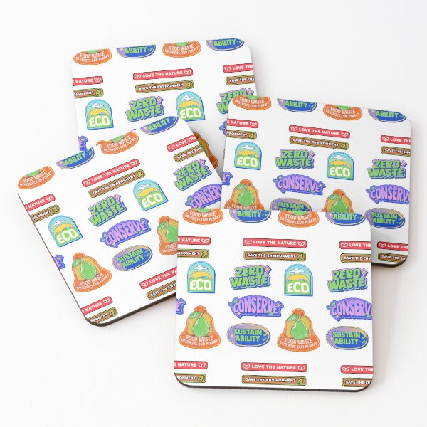Item preview, Eco Warrior Zero Waste Sticker Pack designed and sold by CapriCreatives.