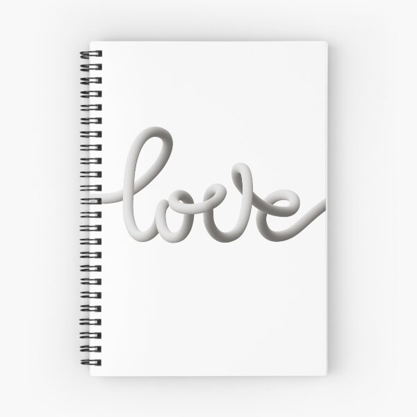 Item preview, 3d monochrome gradient calligraphic text LOVE designed and sold by zuperelectracat.