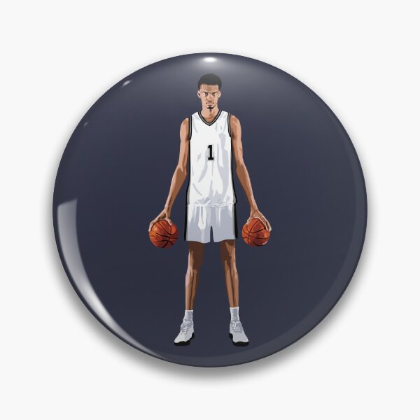 Item preview, Victor Wembanyama Vector Balls White Qiangy designed and sold by qiangdade.