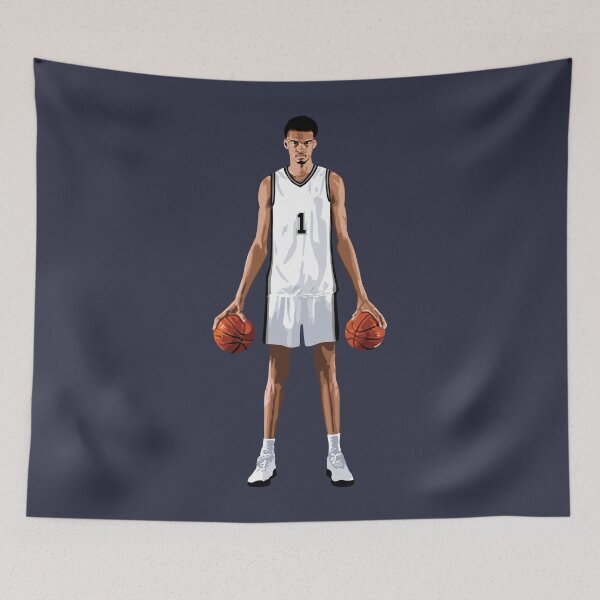 Item preview, Victor Wembanyama Vector Balls White Qiangy designed and sold by qiangdade.