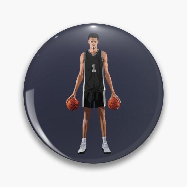 Item preview, Victor Wembanyama Vector Balls Black Qiangy designed and sold by qiangdade.