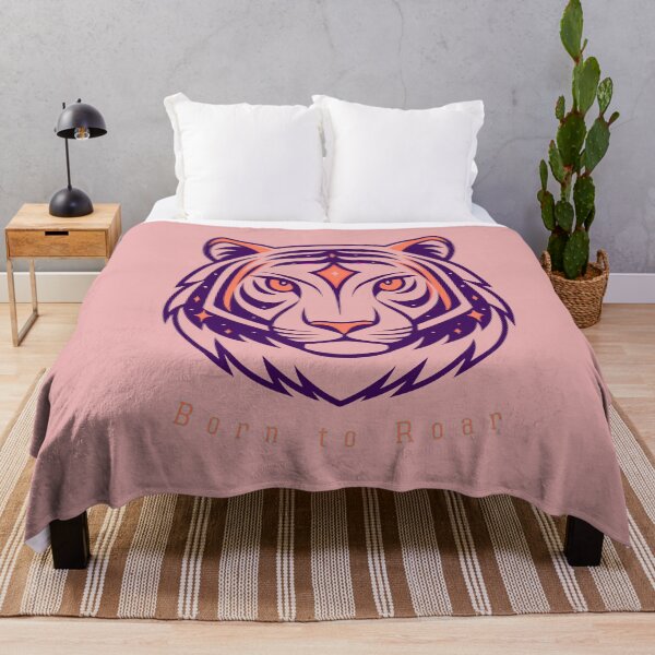 Item preview, Cosmic Tiger Spirit – Neon Tribal Tiger Head T-Shirt designed and sold by Mousy17.