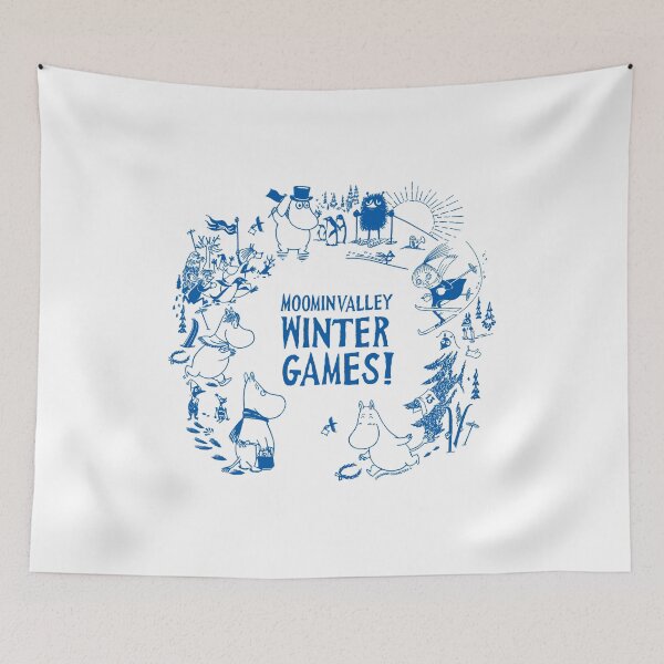 Item preview,  Moominvalley Winter Games! Moomintroll Running designed and sold by MoominStore.