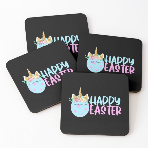 Item preview, Happy Easter – Cute Unicorn Easter Egg Design designed and sold by JA World - Art & Design.
