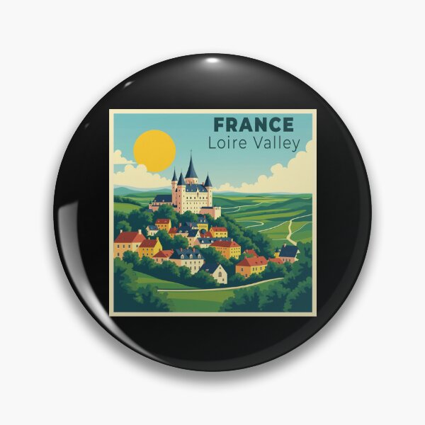 Item preview, A Nostalgic Classic Travel Poster – France Loire Valley designed and sold by Blok45.