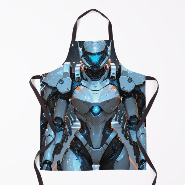 Item preview, High Tech Anime Female Mech Soldier In Armor designed and sold by BorgSpareParts.