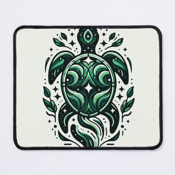 Item preview, Celestial Sacred Geometry Sea Turtle Illustration designed and sold by BigBlueArt.