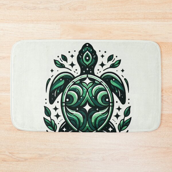 Item preview, Celestial Sacred Geometry Sea Turtle Illustration designed and sold by BigBlueArt.