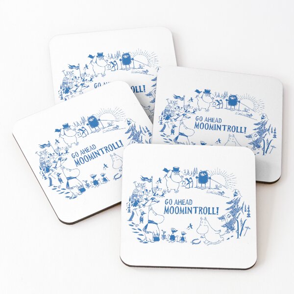 Item preview, Go Ahead Moomintroll Running Winter Sports Games designed and sold by MoominStore.