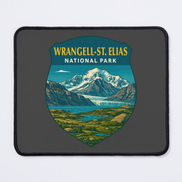 Item preview, Wrangell–St. Elias Alaska Mountain Sticker designed and sold by Ismeal Von.