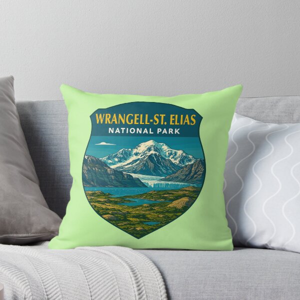 Item preview, Wrangell–St. Elias Alaska Mountain Sticker designed and sold by Ismeal Von.