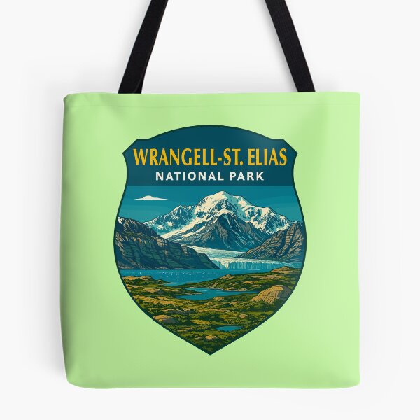 Item preview, Wrangell–St. Elias Alaska Mountain Sticker designed and sold by Ismeal Von.