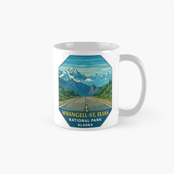 Item preview, Pegatina de la montaña Wrangell–St. Elias, Alaska designed and sold by Ismeal Von.