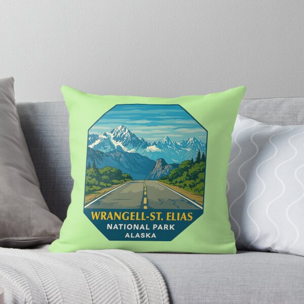 Item preview, Wrangell–St. Elias Alaska Mountain Sticker designed and sold by Ismeal Von.