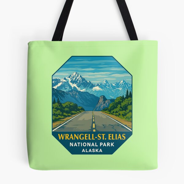 Item preview, Wrangell–St. Elias Alaska Mountain Sticker designed and sold by Ismeal Von.