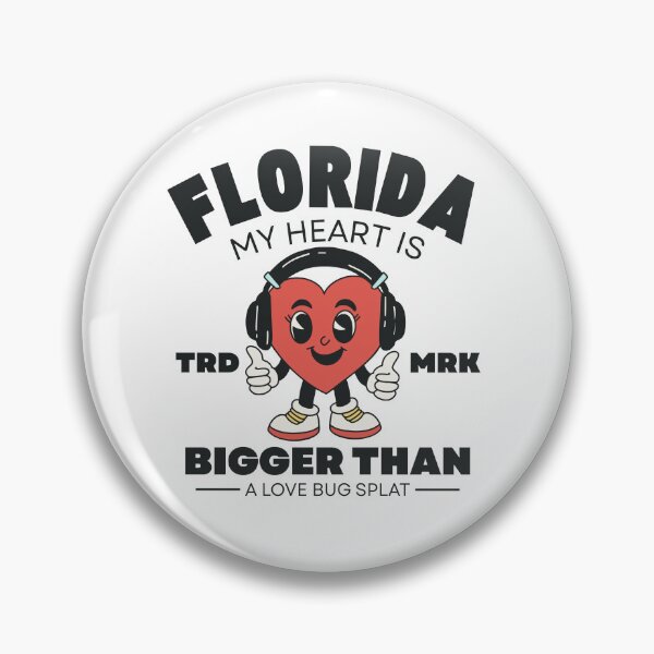 Item preview, Florida: bigger than a love bug splat designed and sold by Peerless-Prime.