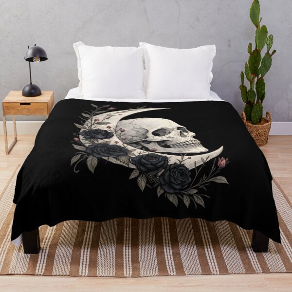 Item preview, Thorned Crescent Skull designed and sold by SolombraArt.