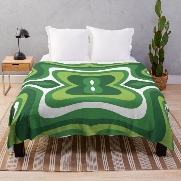 Item preview, green vintage pattern designed and sold by Wolagno.