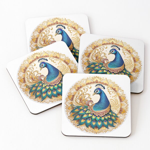 Item preview, Peacock Mandala Indian Sticker designed and sold by shashank3d.