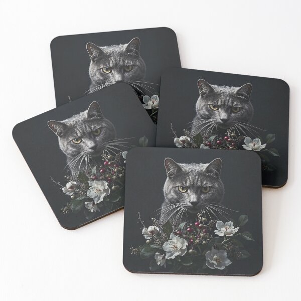 Item preview, Cat in botany designed and sold by YessengaliNaz.