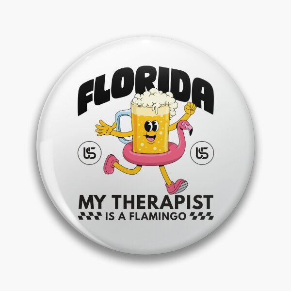 Item preview, Florida: my therapist is a flamingo designed and sold by Peerless-Prime.