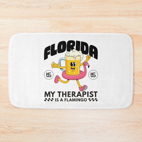 Item preview, Florida: my therapist is a flamingo designed and sold by Peerless-Prime.
