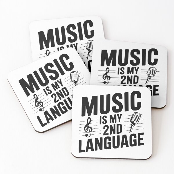 Item preview, Music is my 2nd Language designed and sold by Frank Ring.