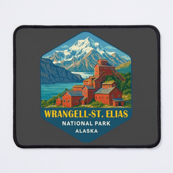 Item preview, Wrangell–St. Elias Alaska Mountain Sticker designed and sold by Ismeal Von.