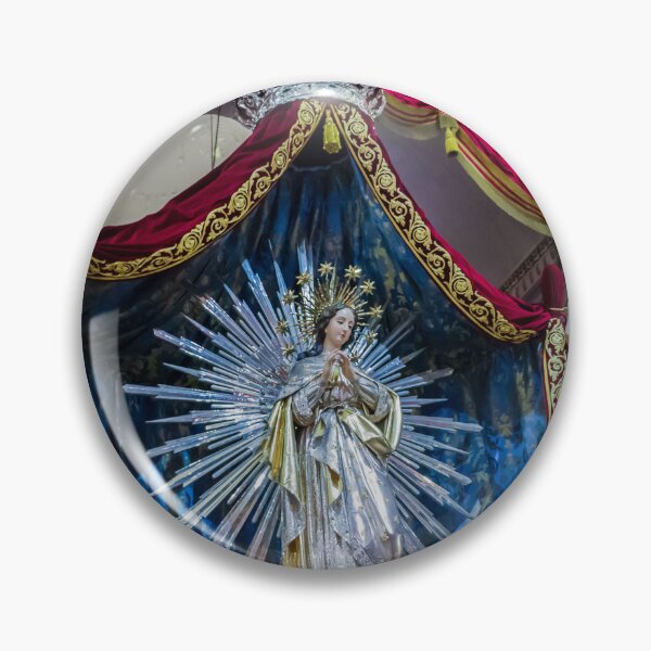 Item preview, Virgin Mary Statue With Radiant Halo and Angels designed and sold by Nmallia.