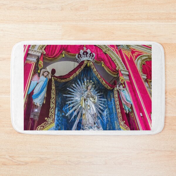 Item preview, Virgin Mary Statue With Radiant Halo and Angels designed and sold by Nmallia.