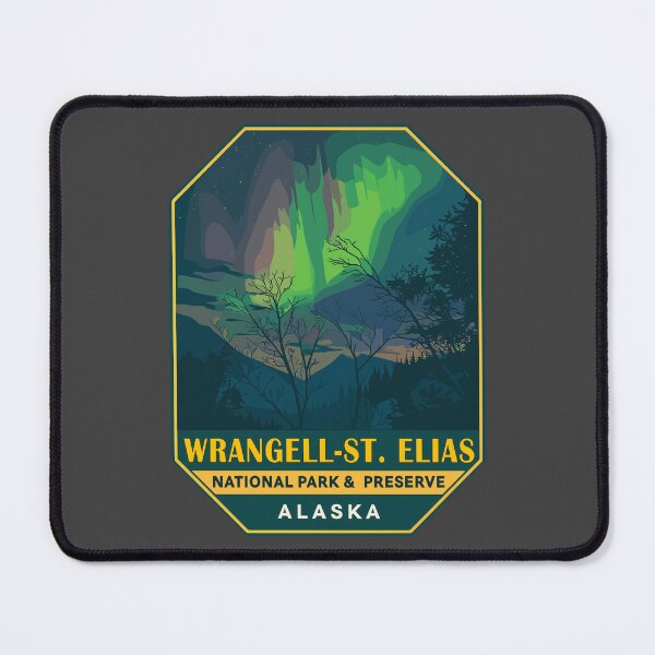 Item preview, Wrangell–St. Elias Alaska Mountain Sticker designed and sold by Ismeal Von.