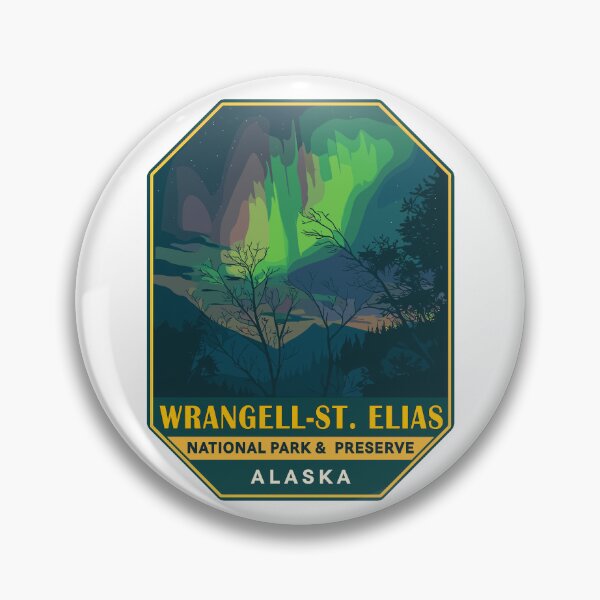 Item preview, Wrangell–St. Elias Alaska Mountain Sticker designed and sold by Ismeal Von.