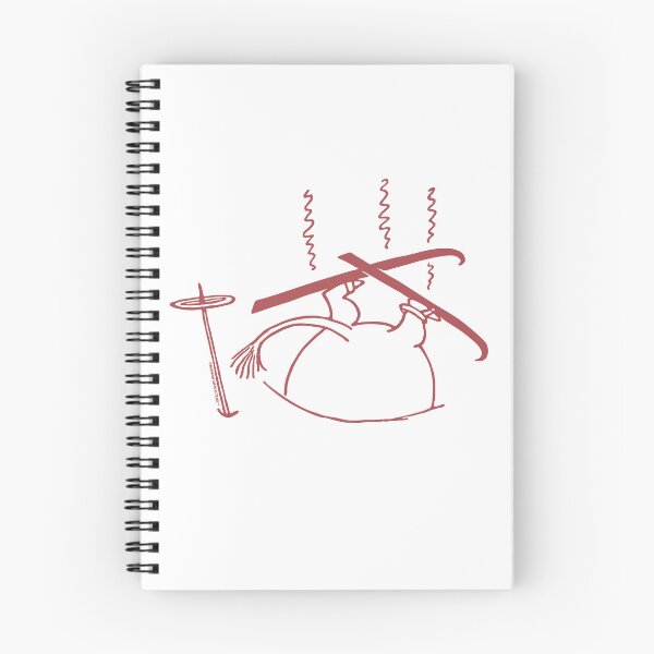 Item preview, Red Skiing Moomintroll Stuck In Snow Winter Games designed and sold by MoominStore.